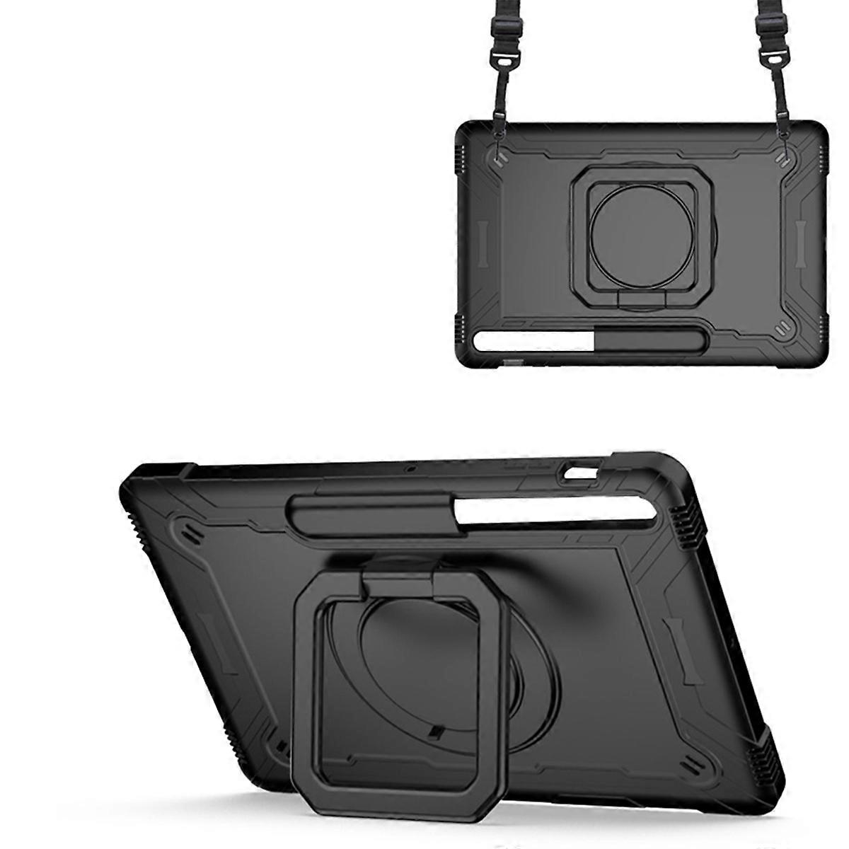 Case Tab S7 FE 12.4Inch Bracket Shoulder Strap, Black