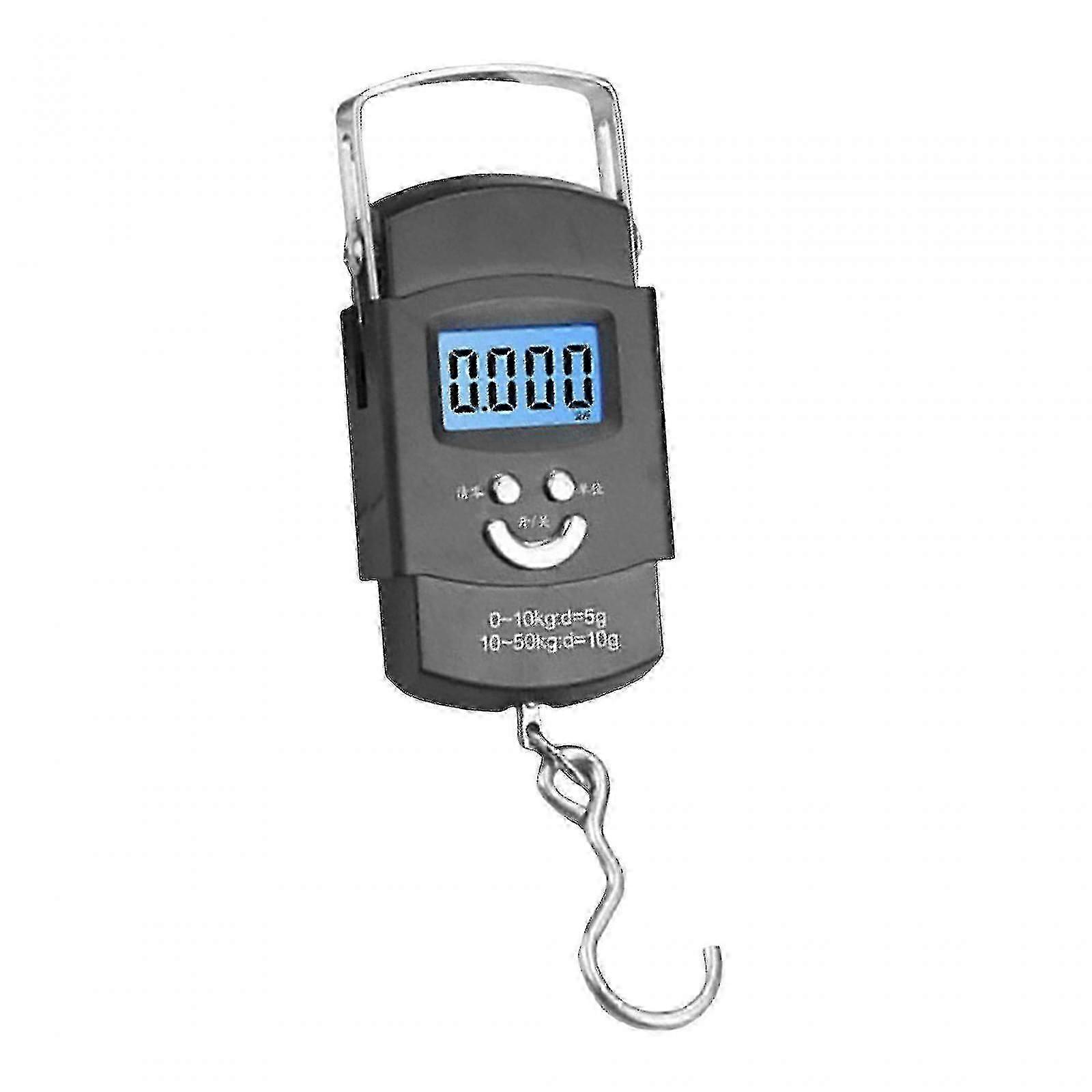 Digital Fishing Scale Handheld Lcd 110lb/50kg Baggage Scale Electronic Scale-Good