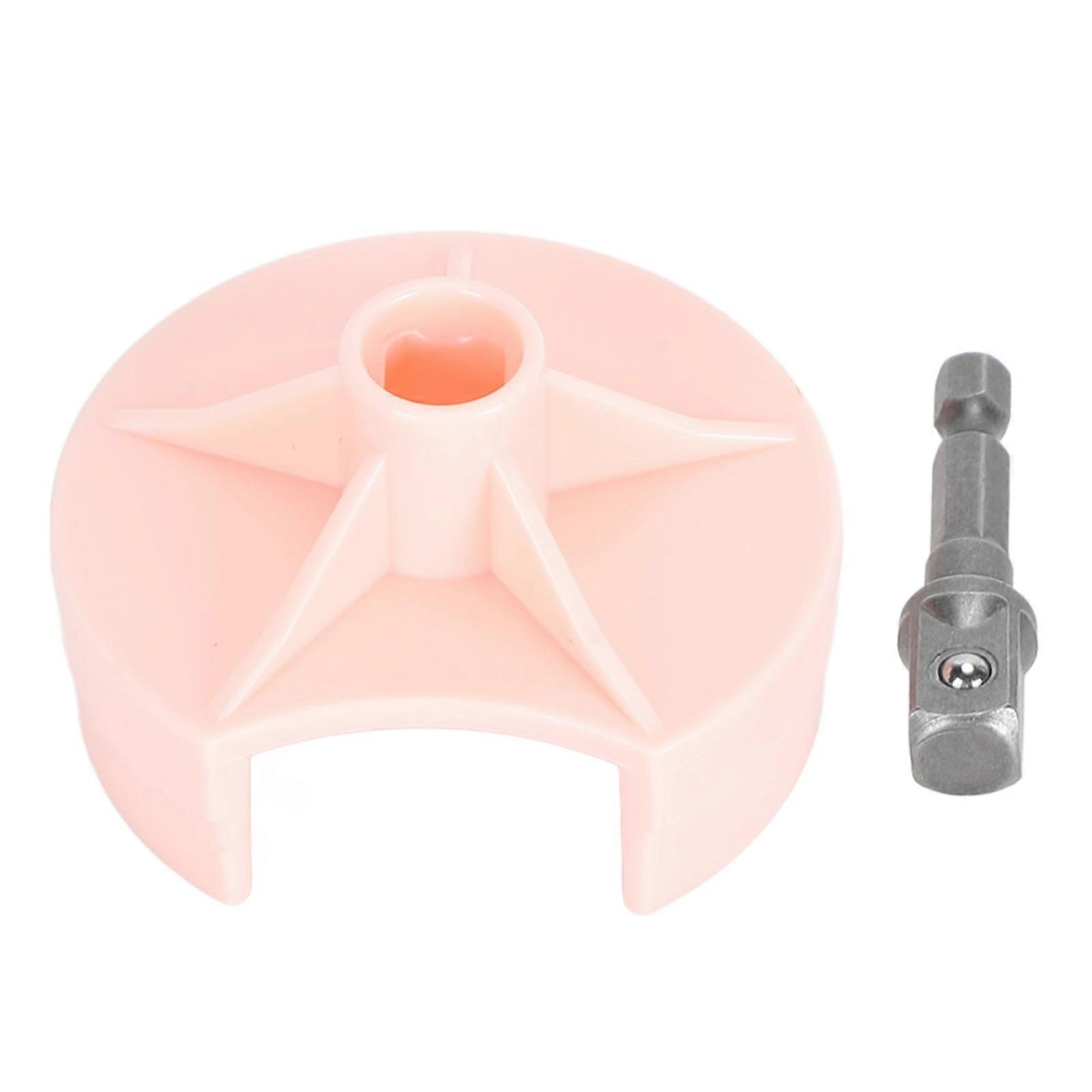 Knitting Machine Adapter Quick Knit Replaceable Crochet Machine Adapter with Hex Bit DIY Needle Crochet Drill Power Attachment Pink