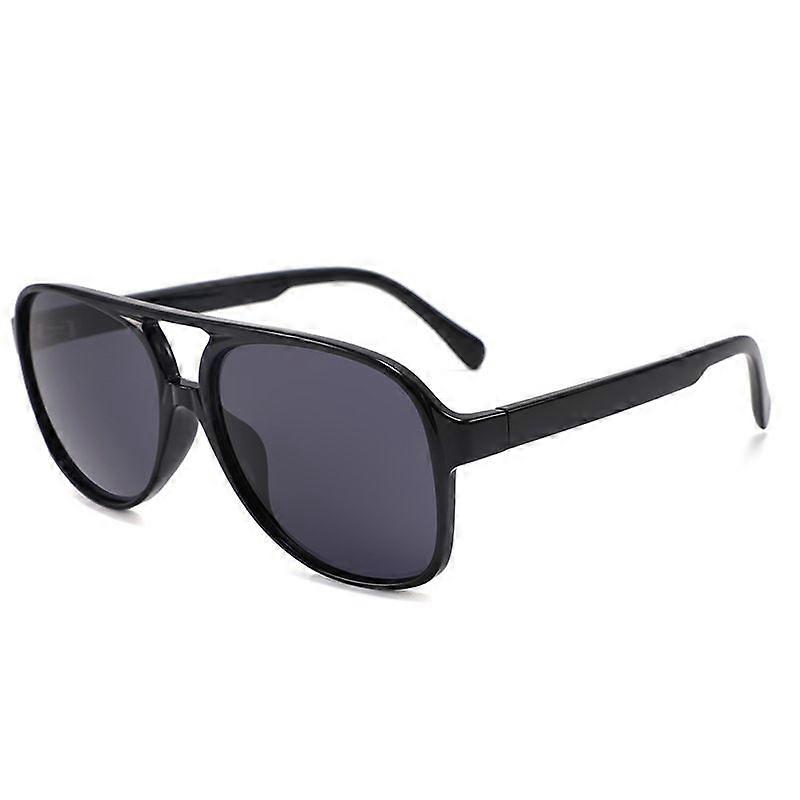 Vintage Double Beam Large Frame Sunglasses