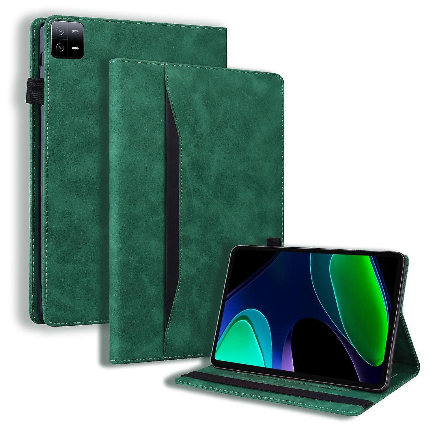 Splicing Schokbestendige Lederen Tablet Case