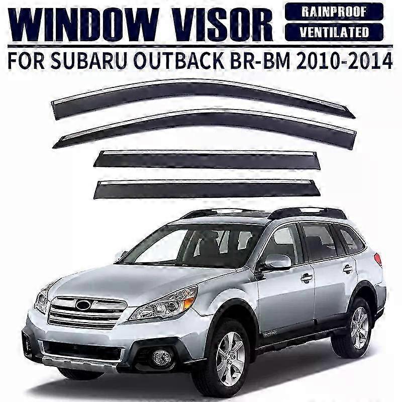Applies To For Subaru Outback Mk4 Br Bm 2010-2014 Window Visor Vent Shades Ventvisor Wind Deflectors Visors Rain Visor