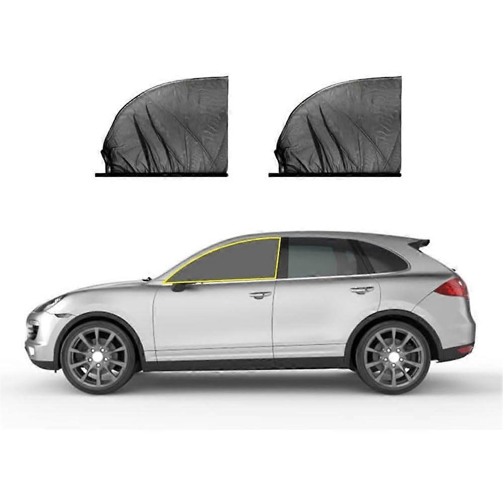 Car Window Shades for Volvo S80 2013-2016, UV Protected Breathable Mesh Cover with Elastic Bands for Family Privacy