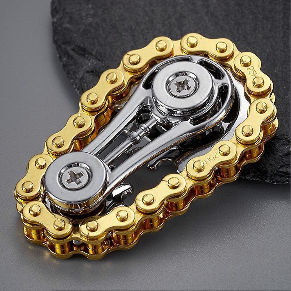 Metal Chain Fidgets Spinners 3D Printed Stress Relief Fidgets Toy for Work Travel for Anxiety Relieve Boredom