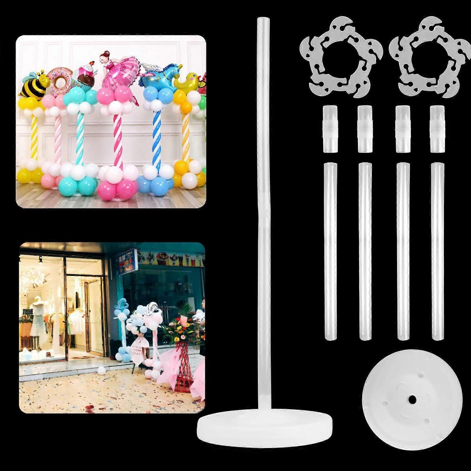 Large Balloon Arch Set Column Stand Base Frame Kit Birthday Wedding Party Decor