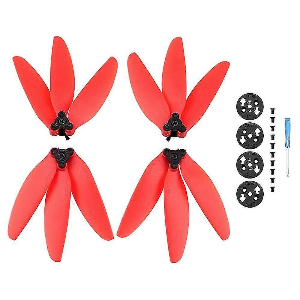 Auspicious-2 Pairs Mini Portable Blade Silent Drone Propeller