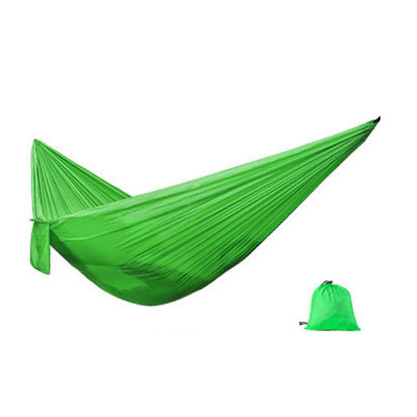 Portable Single Hammock with Tear-Resistant Nylon Durable Breathable Long Lasting Easy Operation for Outdoor