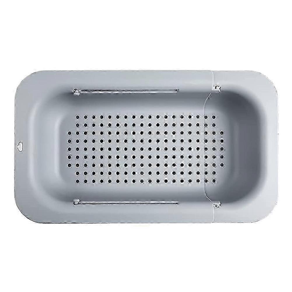 Extendable Sink Strainer Baskets with Colander and Fruit Vegetable Storage for Kitchen Sink