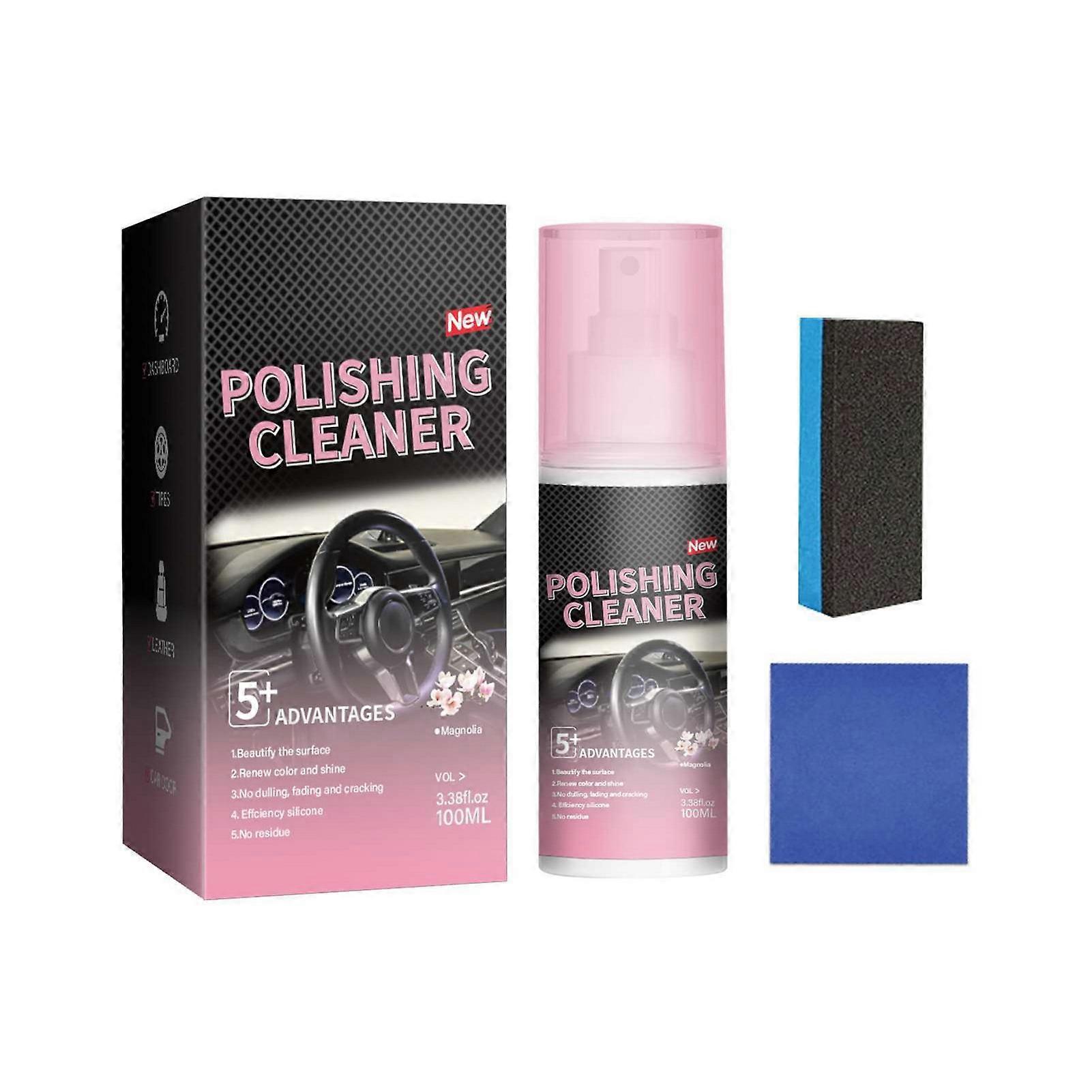 Quick Car Plastic Restoring Liquid Car Detailing Remover Spray with Sponge