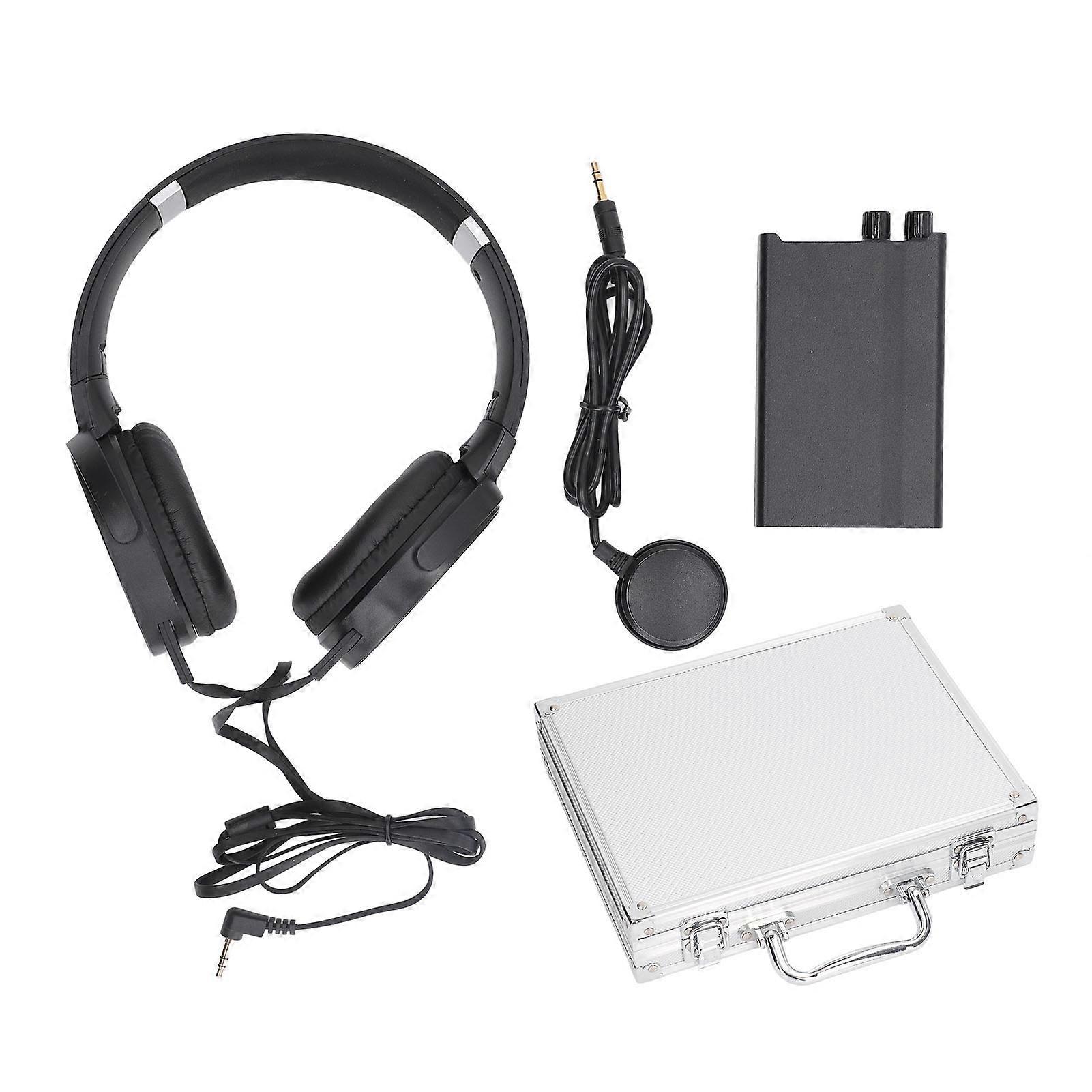 Pipe Leakage Monitor 100Hz to 1600Hz 4 Gears High Accuracy Water Leak Detection Kit for Floor Heating Pipelines