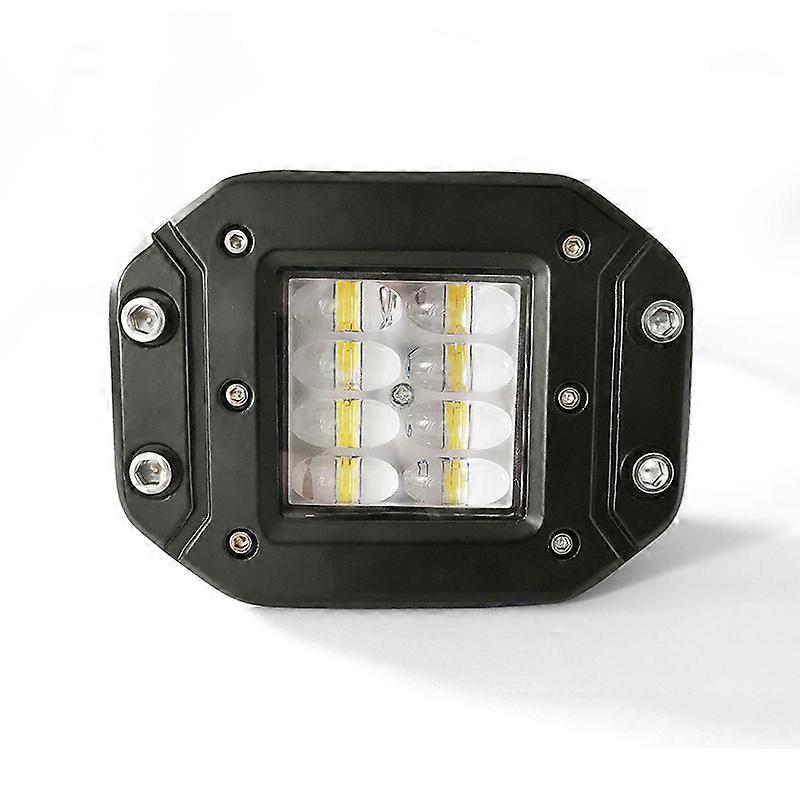 Large coverage 8led automotive led work light with lens strobe light inspection light engineering light