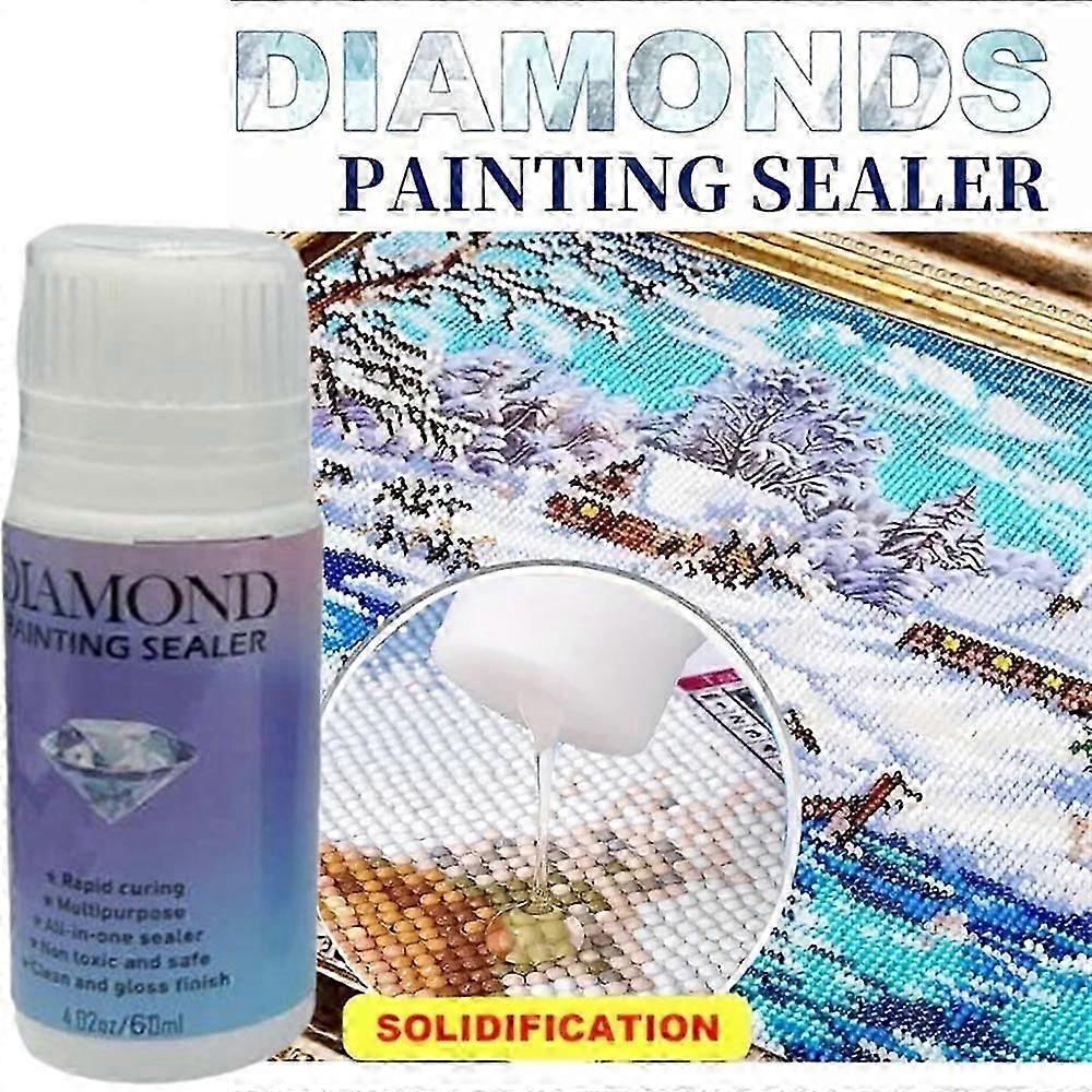 60/120ml Timanttimaalaus Sealer Glue Pysyvä Hold Shine Effect Sealer Tw
