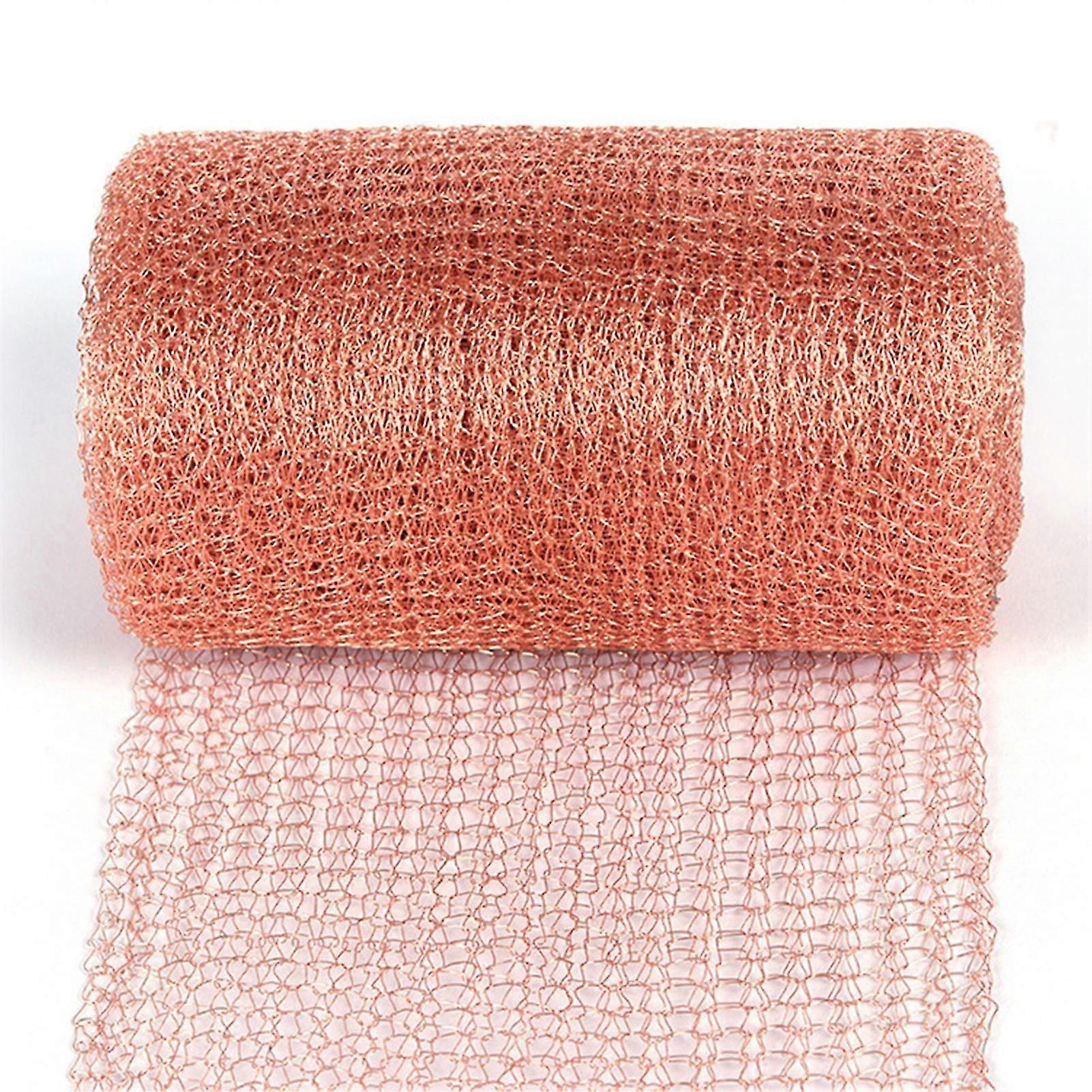 Copper Mesh Screen Roll Dense Flexible And Strechy Hole Blocker For Mouse Rat Rodent Control