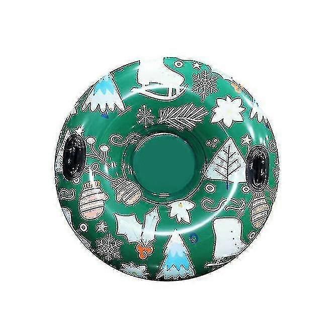 Inflatable Winter Snow Sled Rings With Handles Skiing Circle