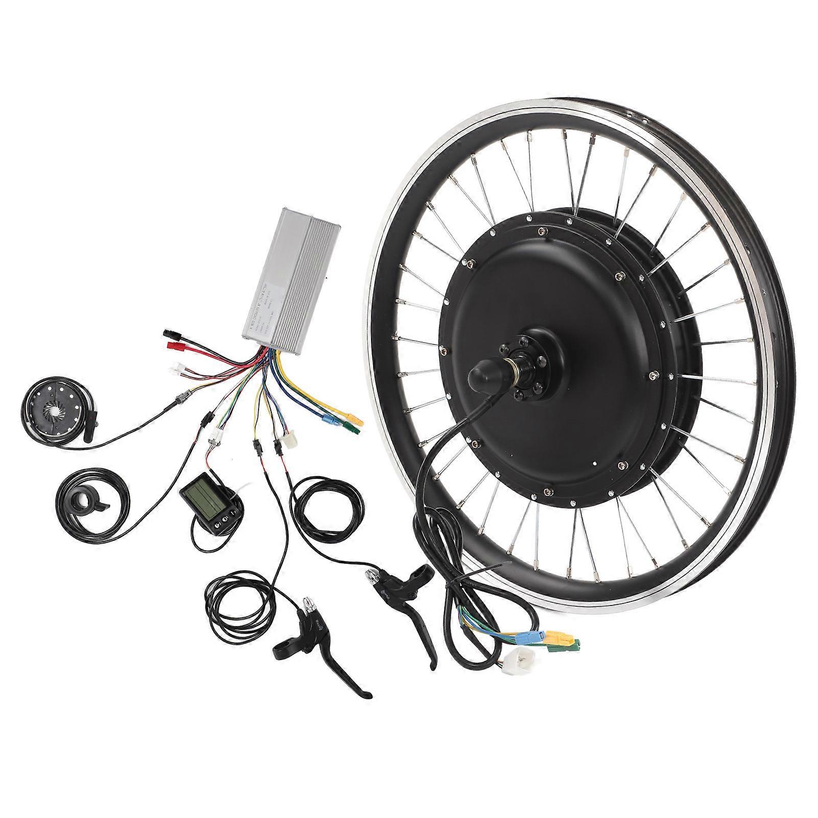 20 Inch Electric Bicycle 48V 1500W 20Inch Rear Motor Wheel Kit with 35A Controller LCD S866 Meter