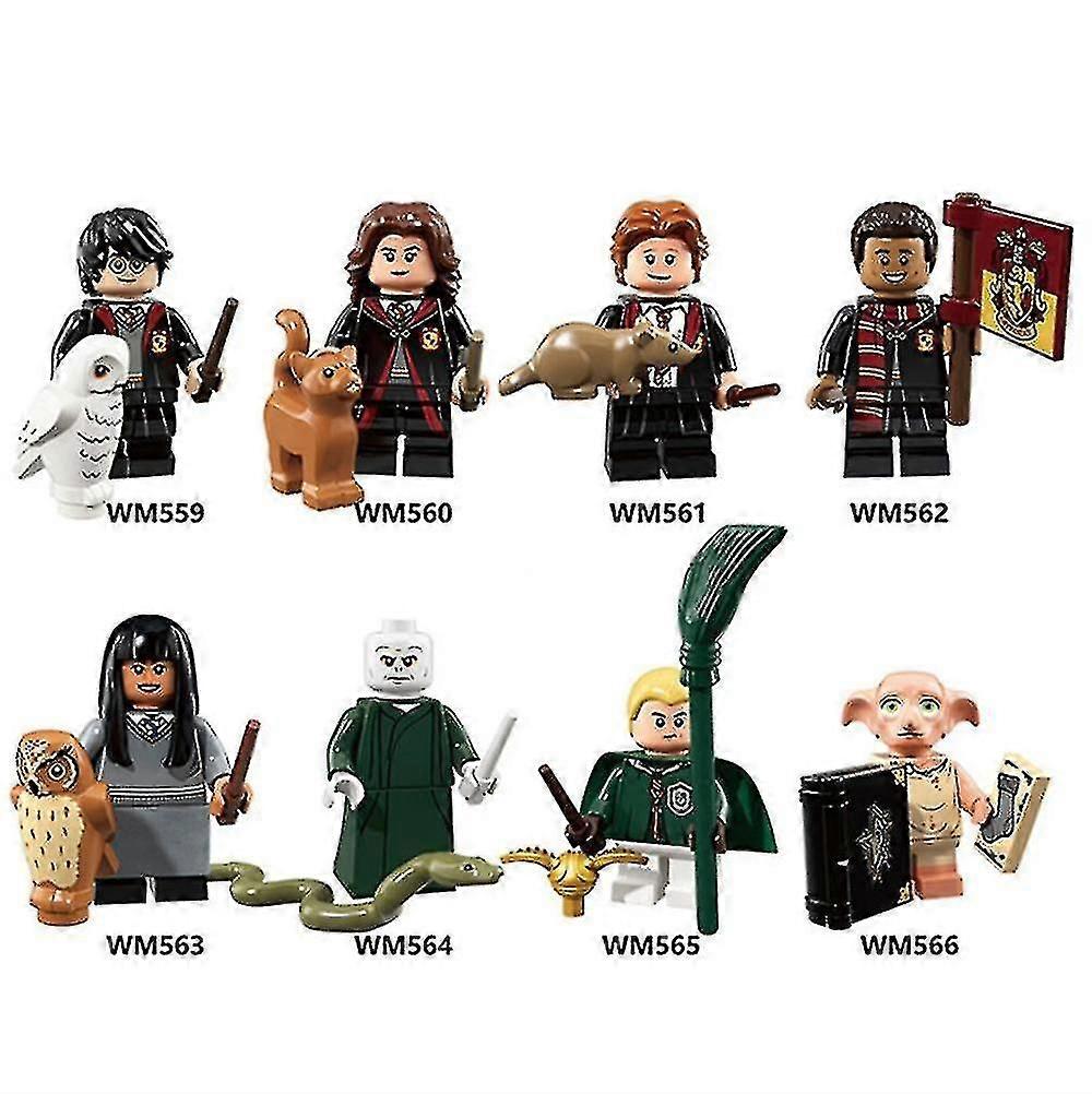8 Pcs Potter Mini Figures, Mini