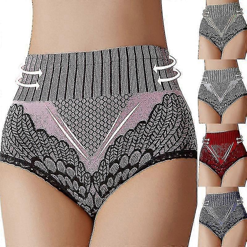 Women's Panties Underwear Briefs High Waist Underpanties Fe Underpants