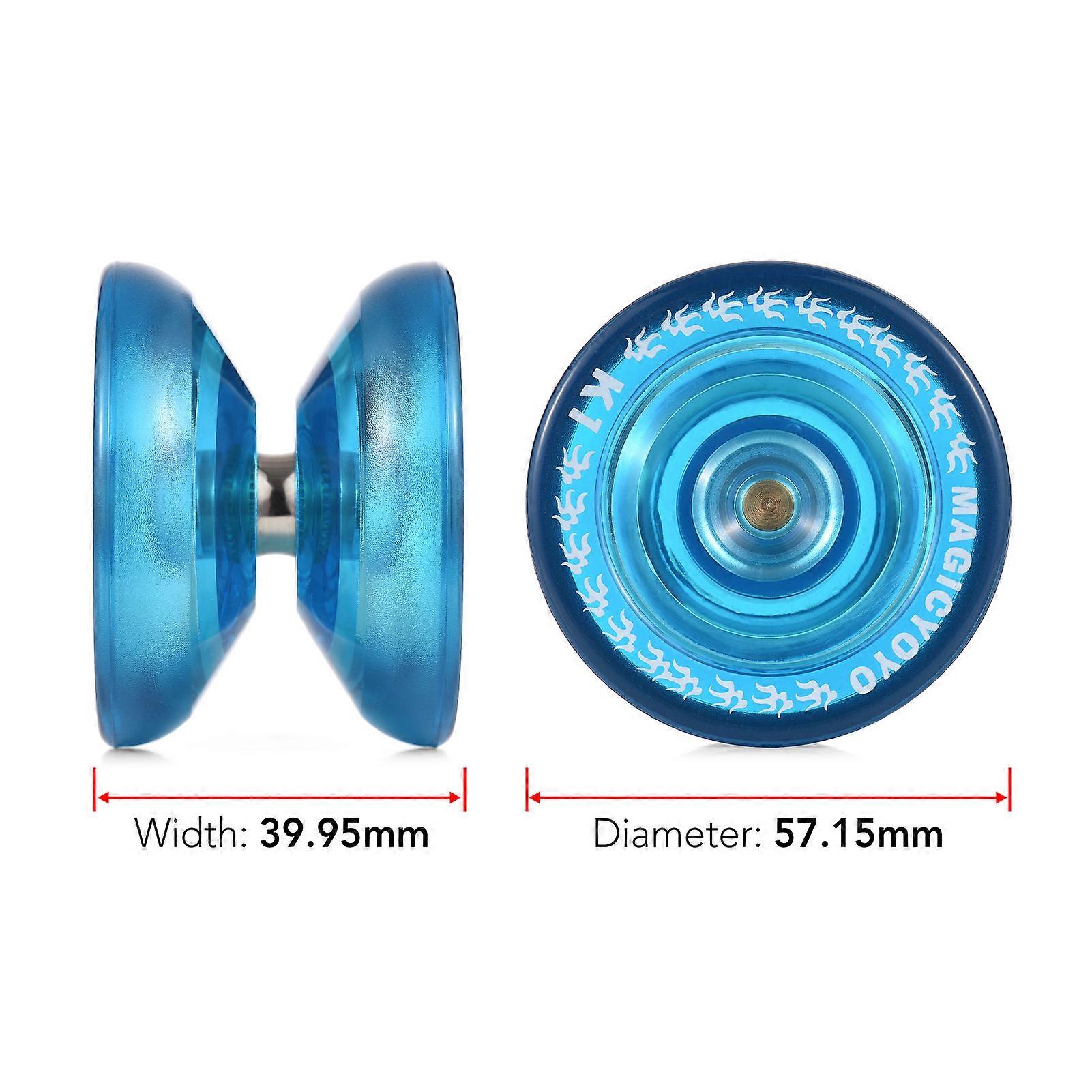 Unresponsive Kids Yo-Yo Ball 57.15mm with 5 Strings & Glove