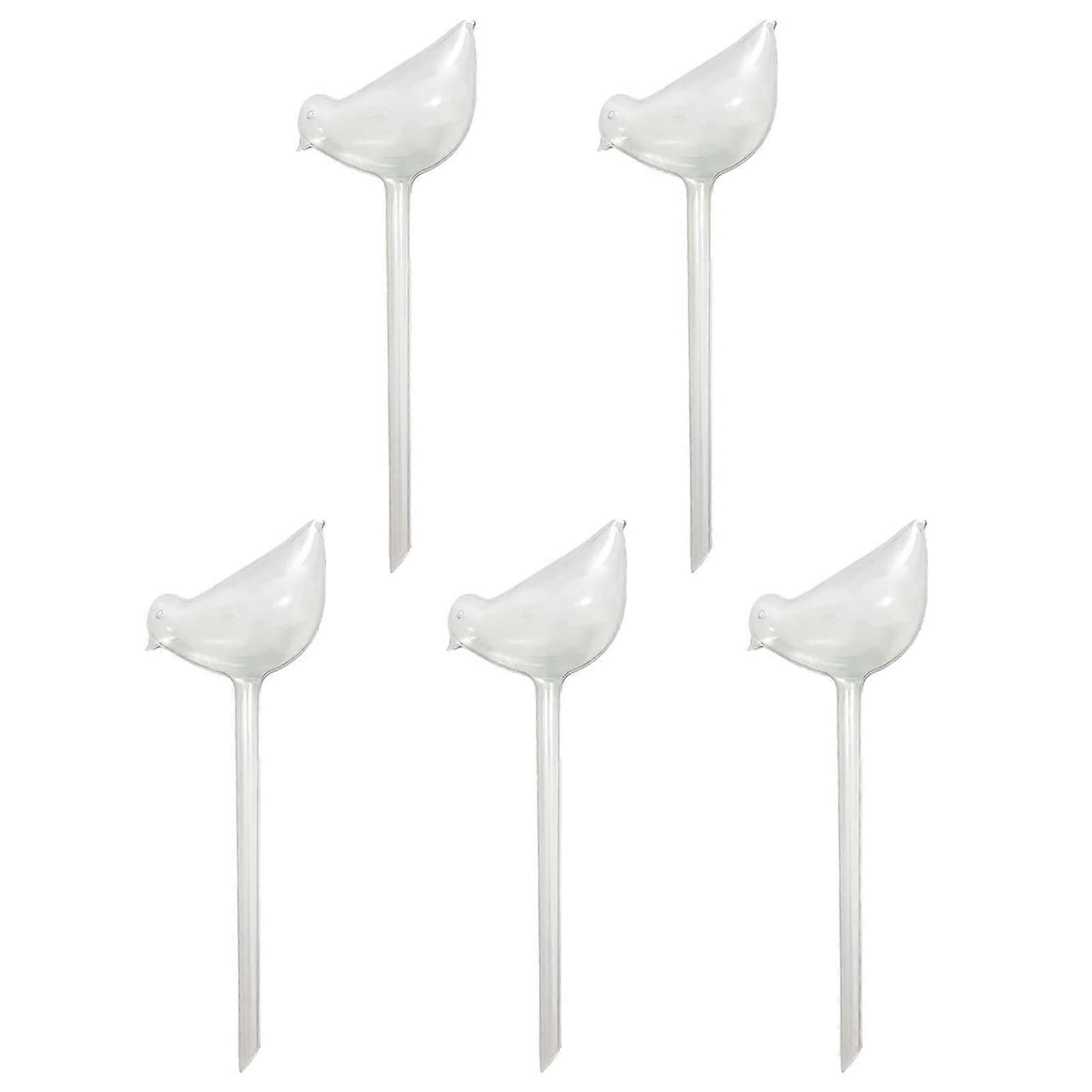 Automatic Plant Watering Spikes for Indoor Plants, Self-Watering System with 5 Drip Watering Devices, Easy Installation