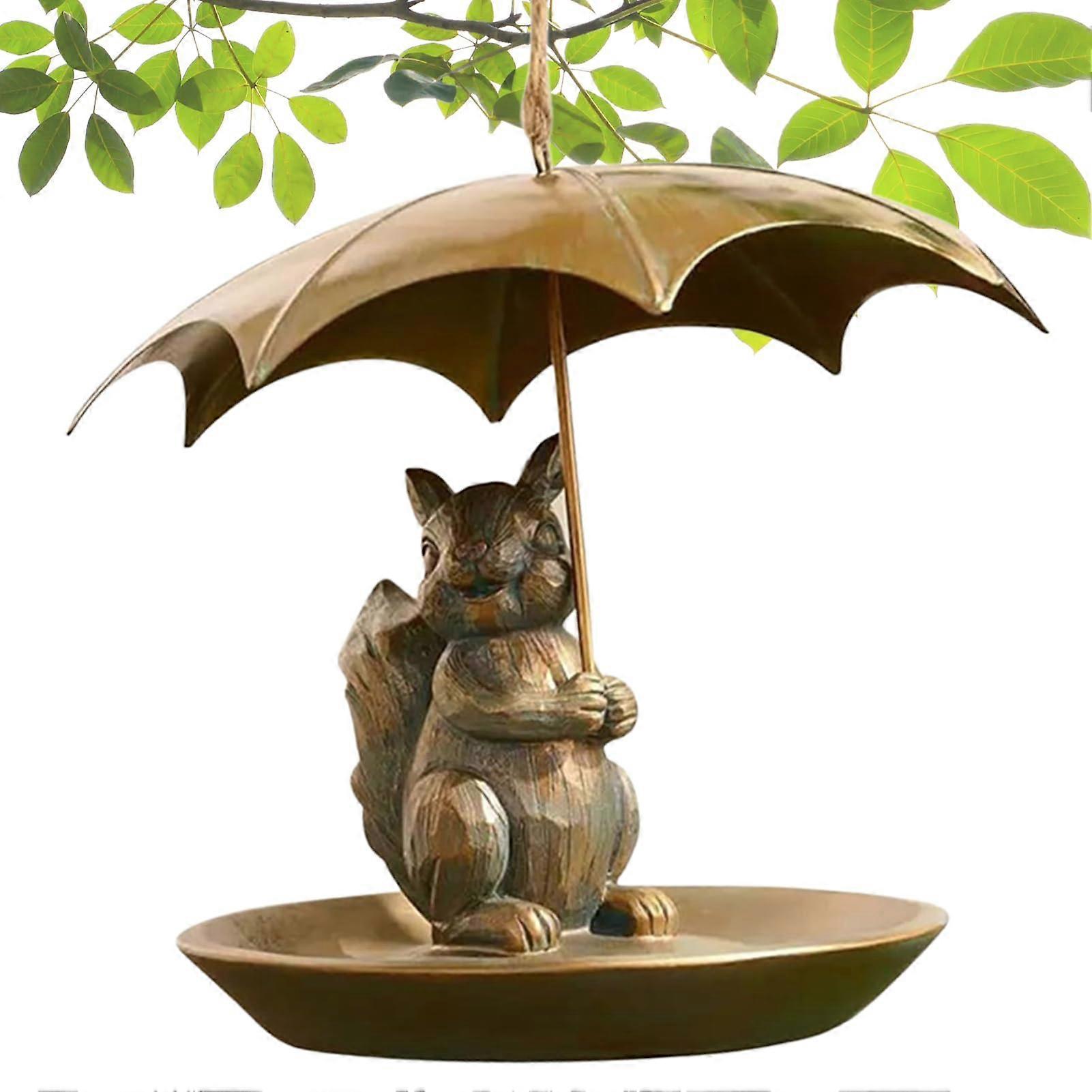 Hanging Hummingbird Feeder, Sturdy AllWeather Umbrella Design for Garden