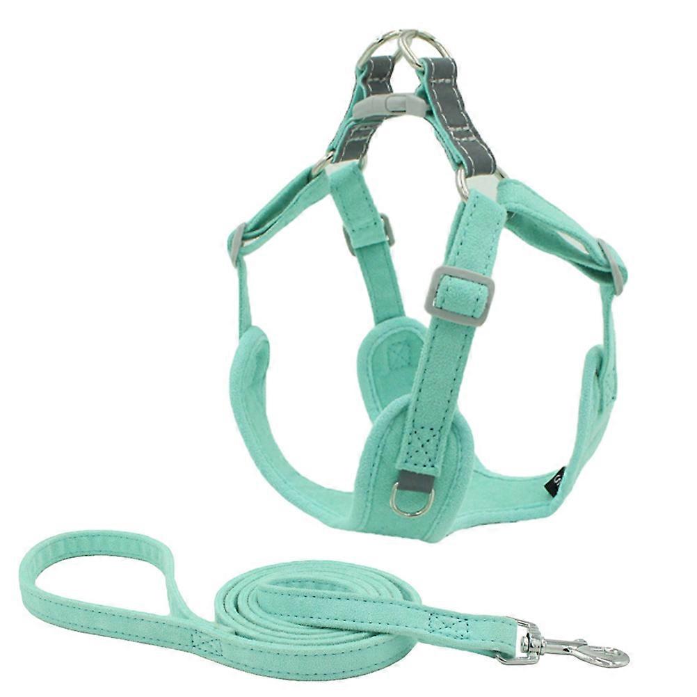 Lightweight Dog Harness with Portable Leash, Tear Resistant Vest for Outdoor Activities, Easy to Wear and Control, XXS