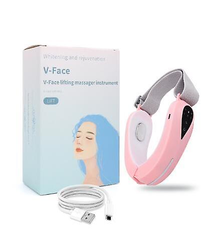 Tightening Double Chin V-shaped Face-lifting Tool Facial Lifting Ems Micro-current Red And Blue Light Massage Instrument
