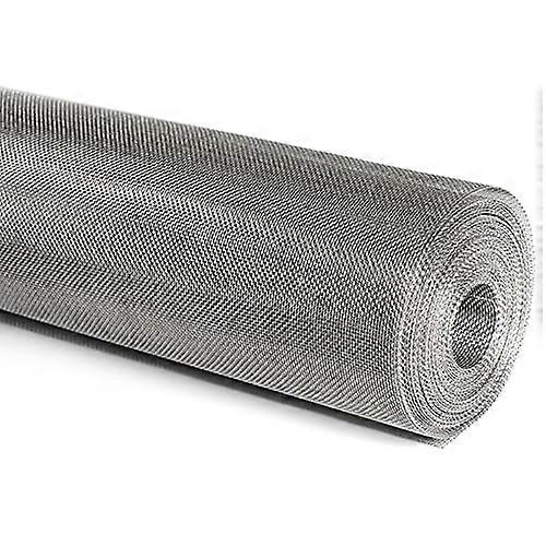 Stainless Steel 304 Wire Mesh Roll – 14 Mesh Weave for Strength, Rodent Control, Garden Protection – Ideal for Ventilation Bricks