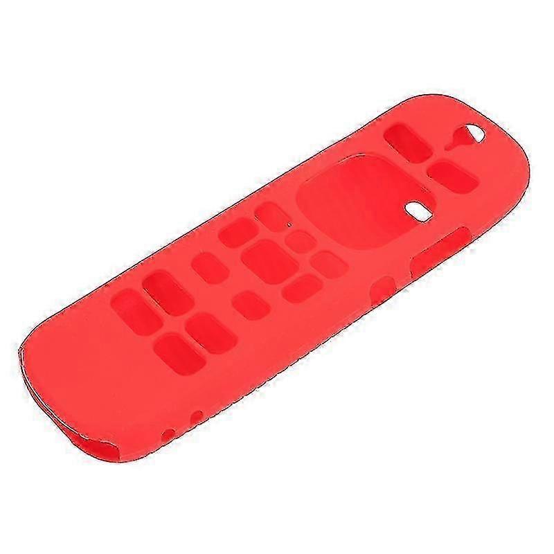 14.7X4.7x2cm Red Remote Controls Remote Silicone Dust-proof Protector Compatible With Tcl Roku Voice