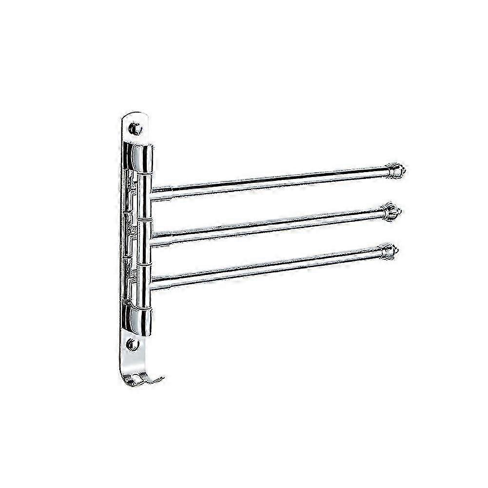 Wall-Mounted Bathroom Towel Rack - Space-Saving Organizer