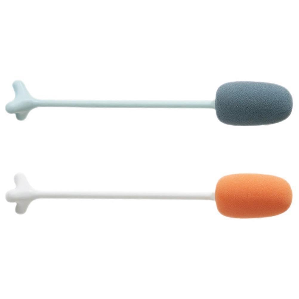 Long Handle Sponge Bottle Cleaner Brush Reusable Cleaning Tool for Bottles, Tea Cups, and Glasses – Effortless Decontamination, Multipurpose Use