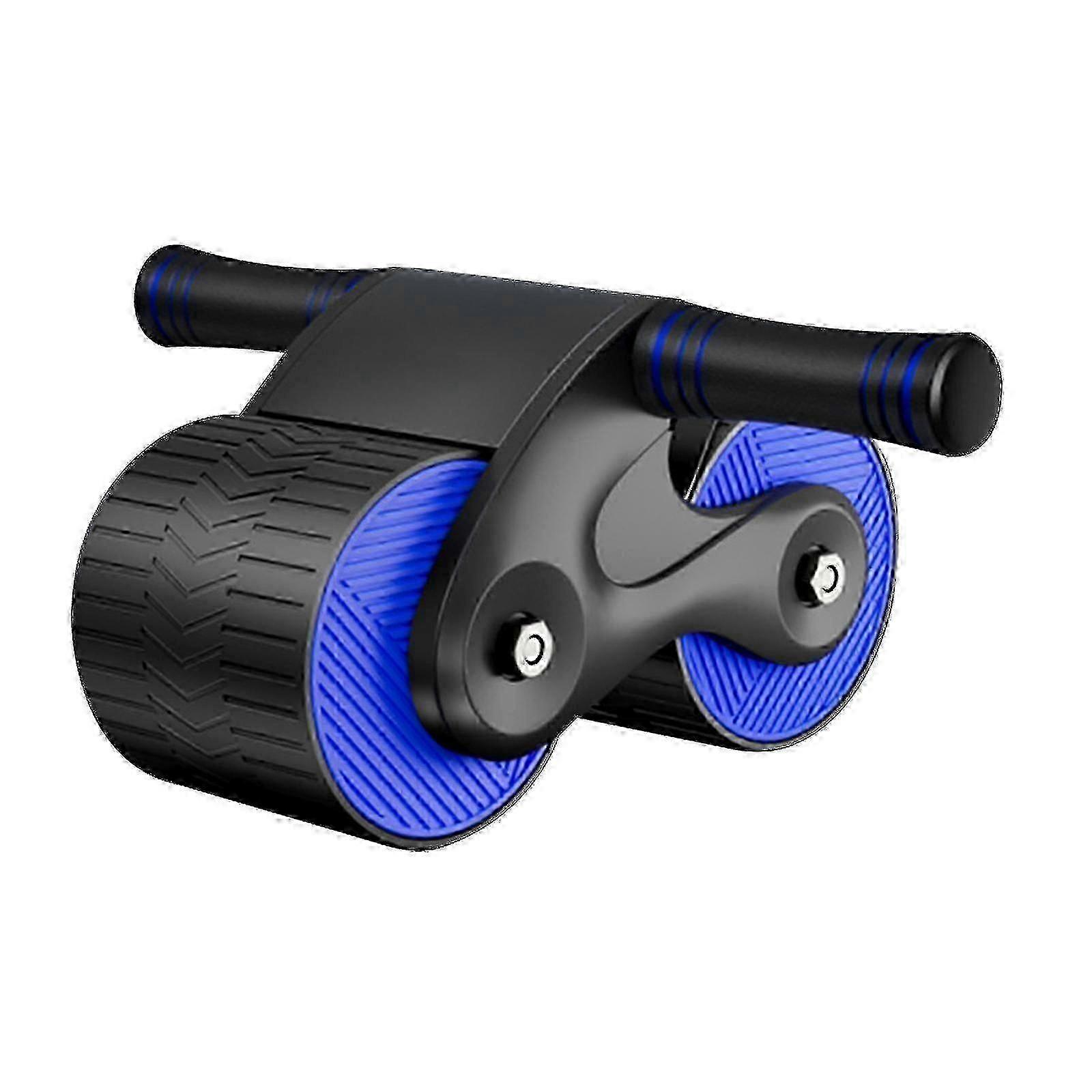 Anti-Slip Ab Roller with Auto Rebound - Blue