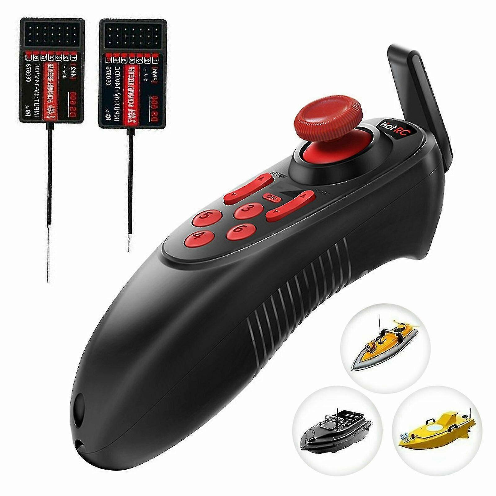 6CH Radio Transmitter with PWM Receiver System for RC Boat Remote Control