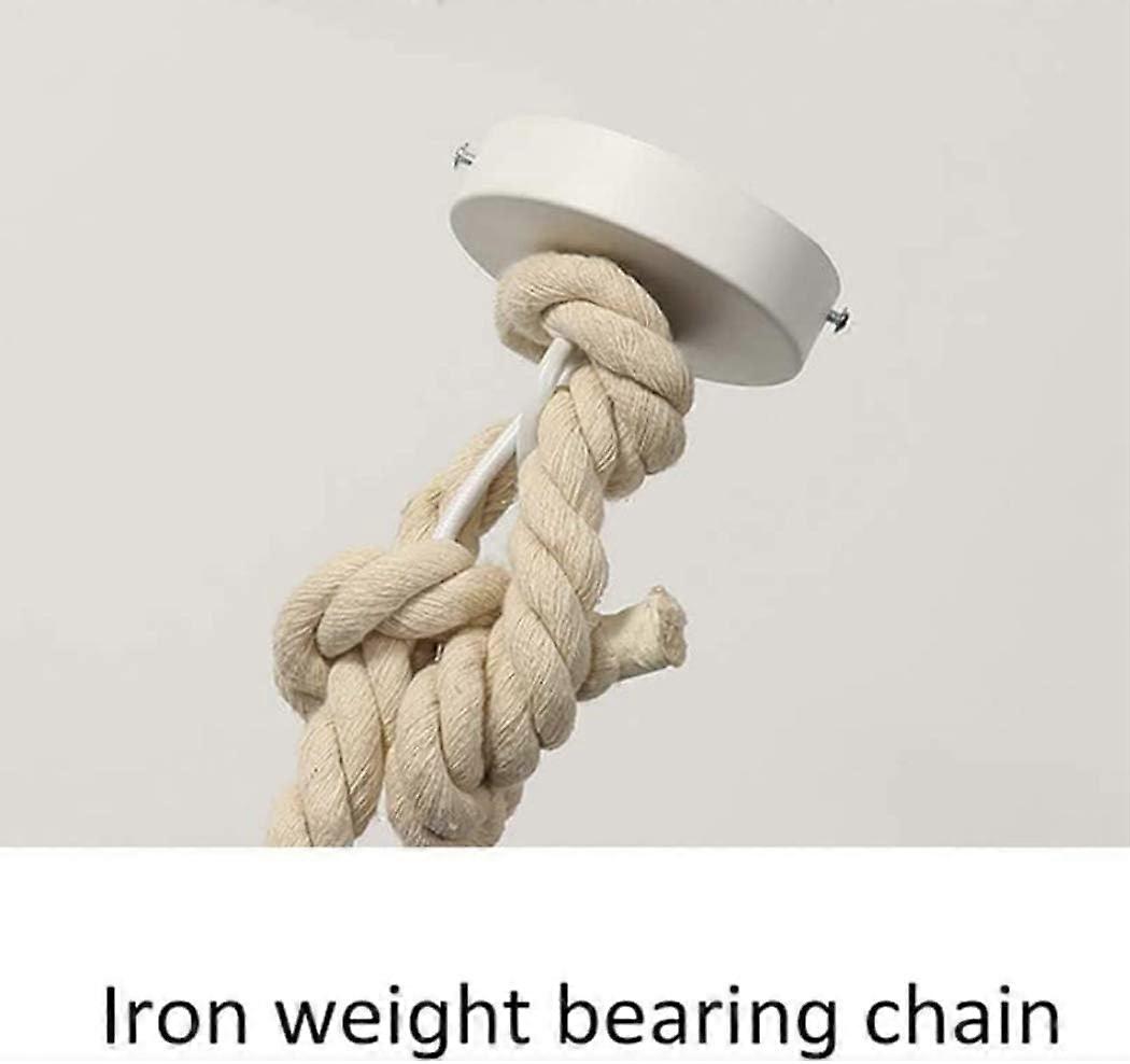 Vintage Resin & Hemp Rope Monkey Pendant Light – Industrial E27 Chandelier Fixture