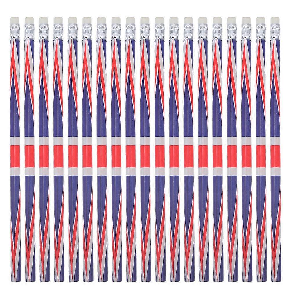 100pcs Patterned Wooden Pencils for Students – Smooth Writing, Erasable Handwriting for School, Office & Art Projects – Portable & Compact Design