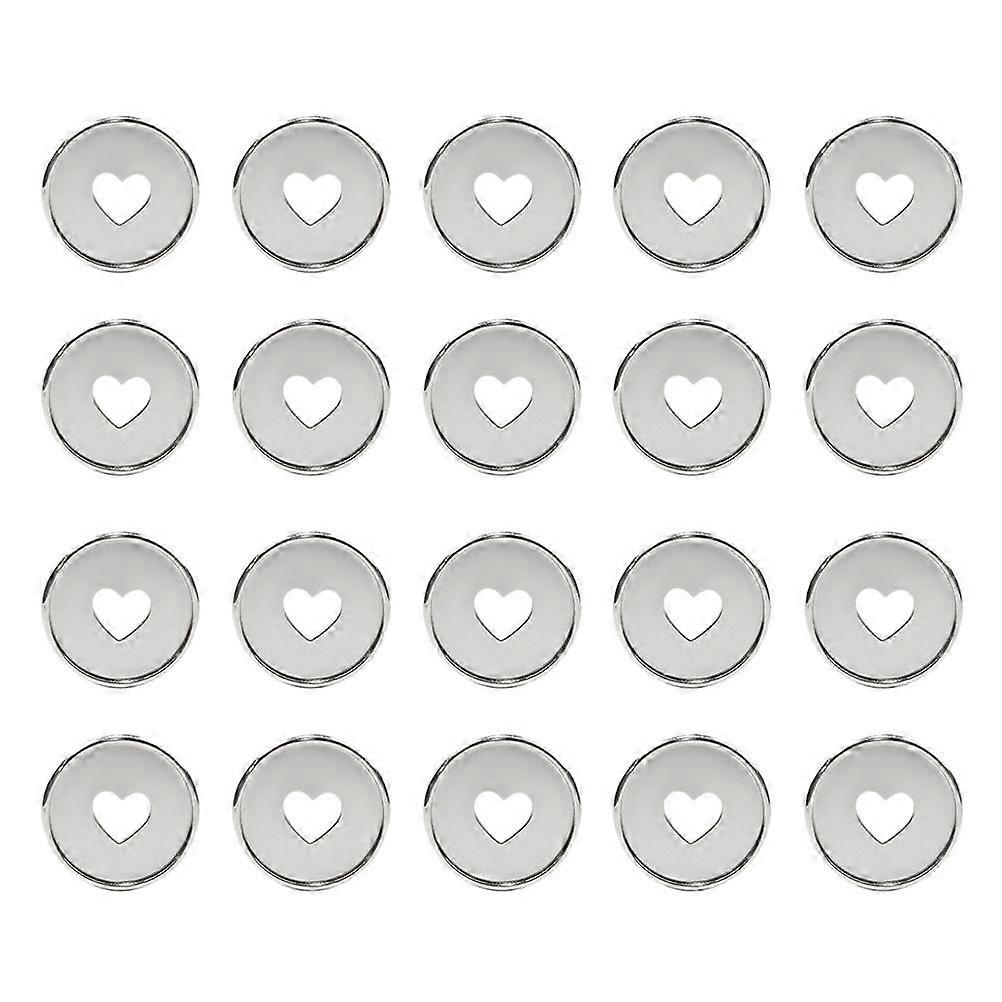 20Pcs Loose Leaf Binder Discs Plastic Planner Binding Rings Hollow Expansion Discs