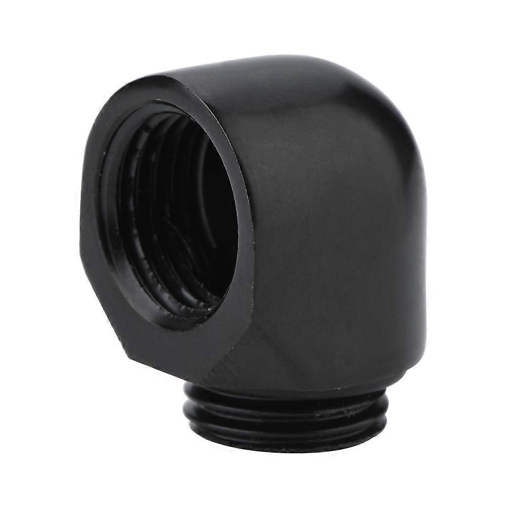 G1/4 Threaded Tube Conversion Fitting, Two-Contact Elbow Connector for PC Water Cooling