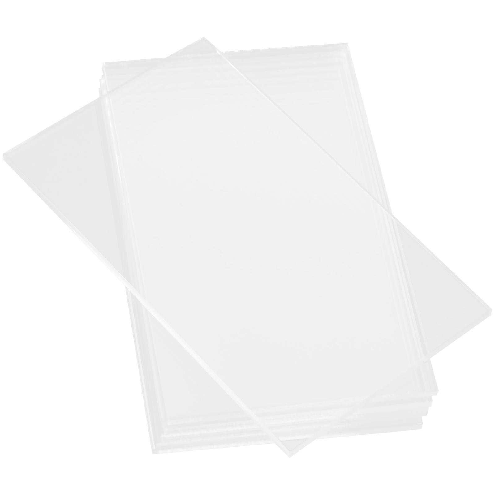 40pcs Clear Acrylic Rectangle Place Cards – Blank DIY Name Cards for Weddings, Banquets & Parties – Reusable, Smooth Edges for Easy Handling
