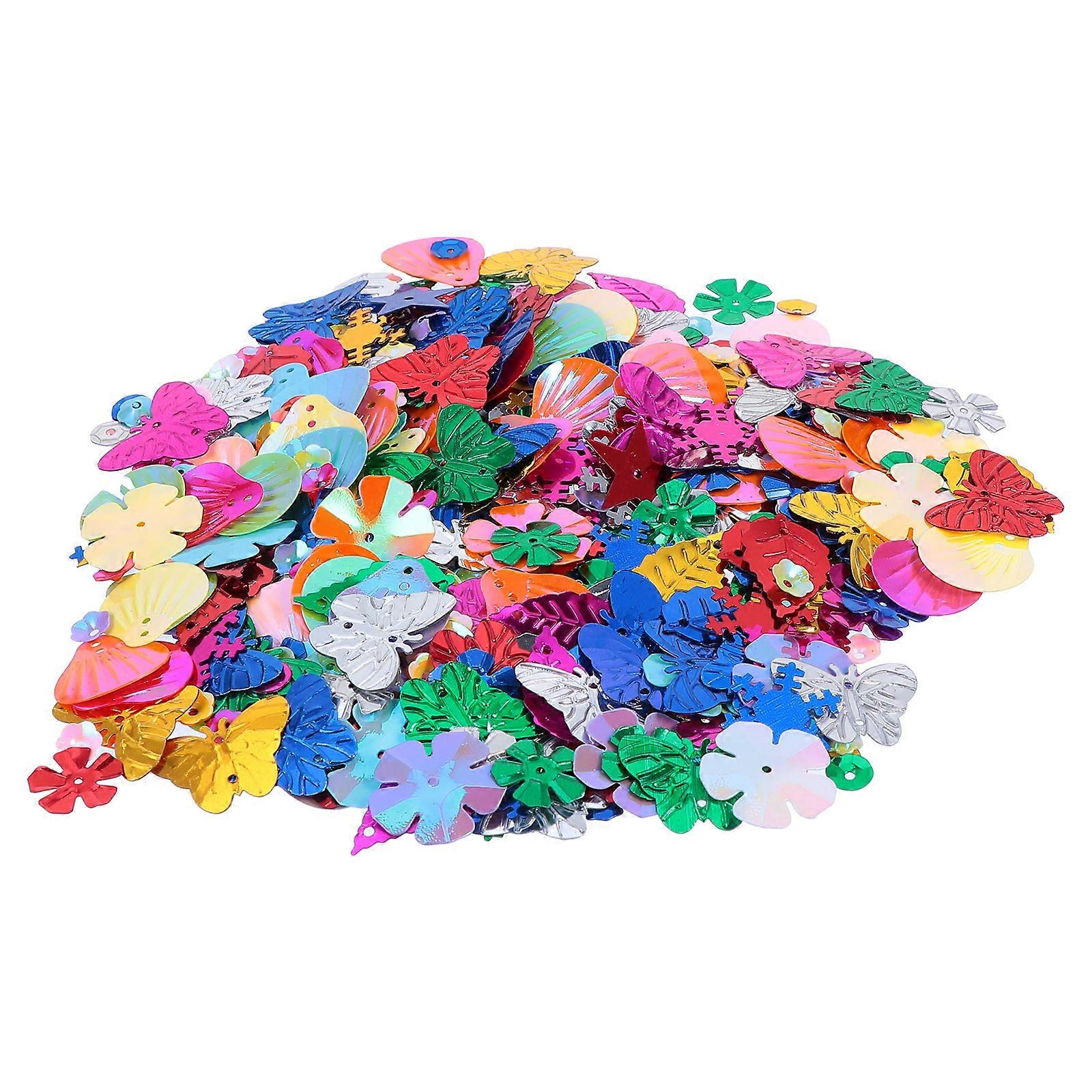 2 Packs DIY Handmade Sequins Decor Assorted Styles for Sewing, Crafts, Skirts, Jeans, Bags