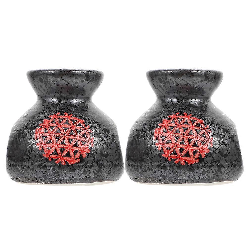 Mini Toothpick Holder & Flower Vase Set – Stable Wide Base Design for Hydroponics & Artificial Flowers – Simple Style Decorative Pot for Home &