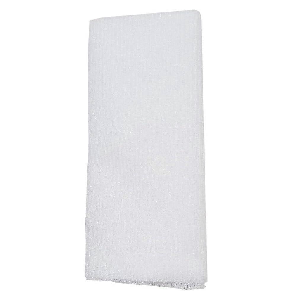 Clean and exfoliate with an exfoliating washcloth towel. Soft and comfortable nylon exfoliating bath towel White.
