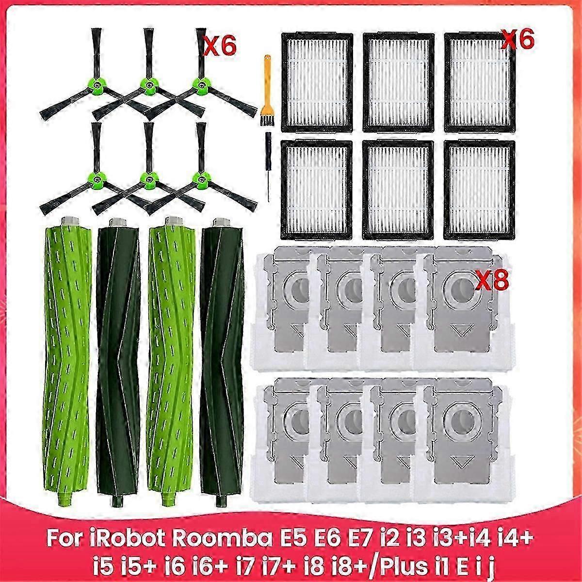 For E5 E6 E7 I2 I3 I3+I4 I4+ I5 I5+ I6 I6+ I7 I7+ I8 I8+/Plus I1 E I J Series Robot Vacuum Cleaner Parts