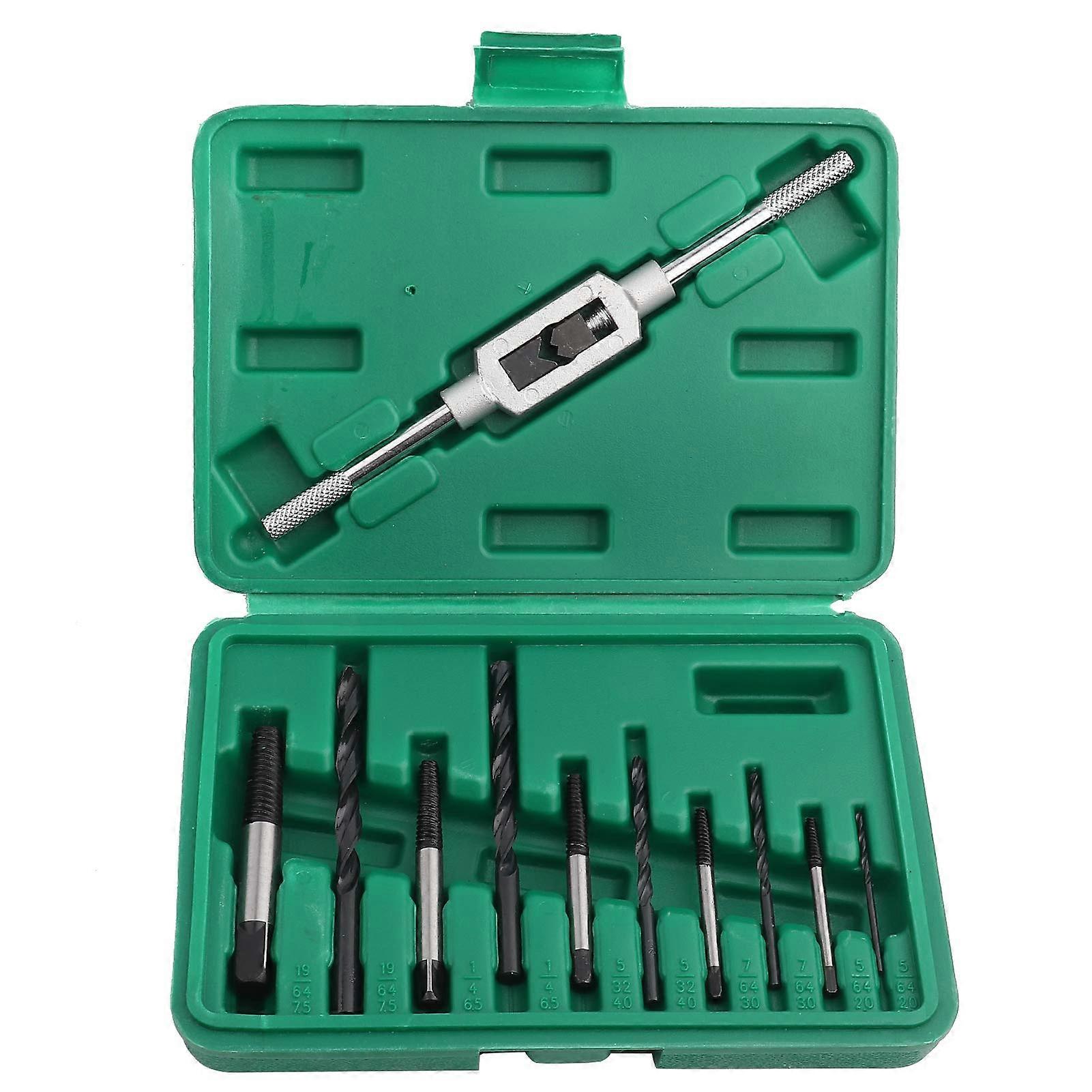 Defective Screw Extractor 11 Pieces Damaged Screw Drill Extractor Screw Removal Tool Ref: 9114