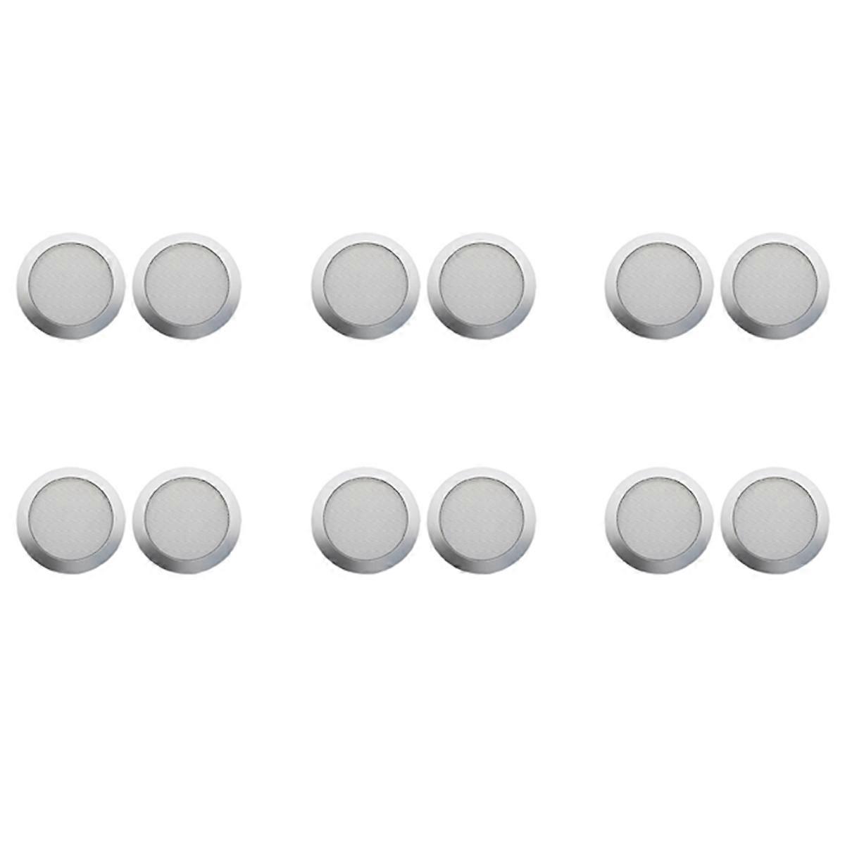 Ceiling Speaker Grille, 4-Inch Embedded Audio Speaker Grille(Silver)