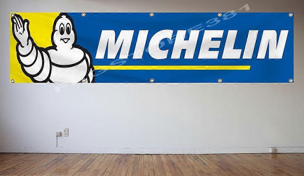Michelin Σημαία Banner 2X8Ft Αγωνιστικά Ελαστικά Σημαία Μεγάλο Banner FTRSE503