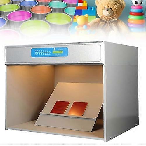 Professional colormatching cabinet with 4 light sources for precise textile and laboratory color evaluation
