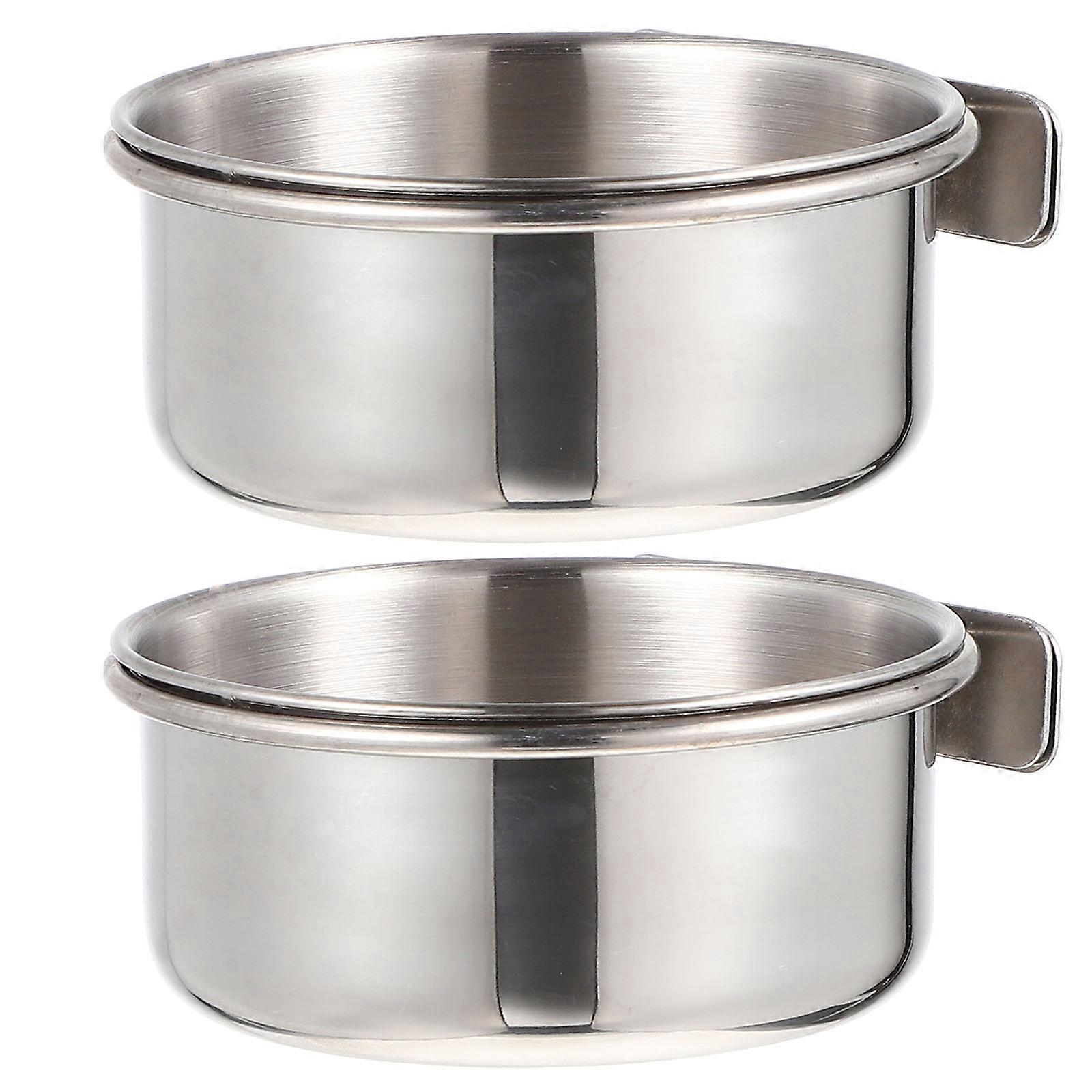 Here's a polished product description for your **2 Sets Parrot Feed Cups**:

 

**2 Sets Parrot Feed Cups – Durable & Washable Bird Food Bowls for