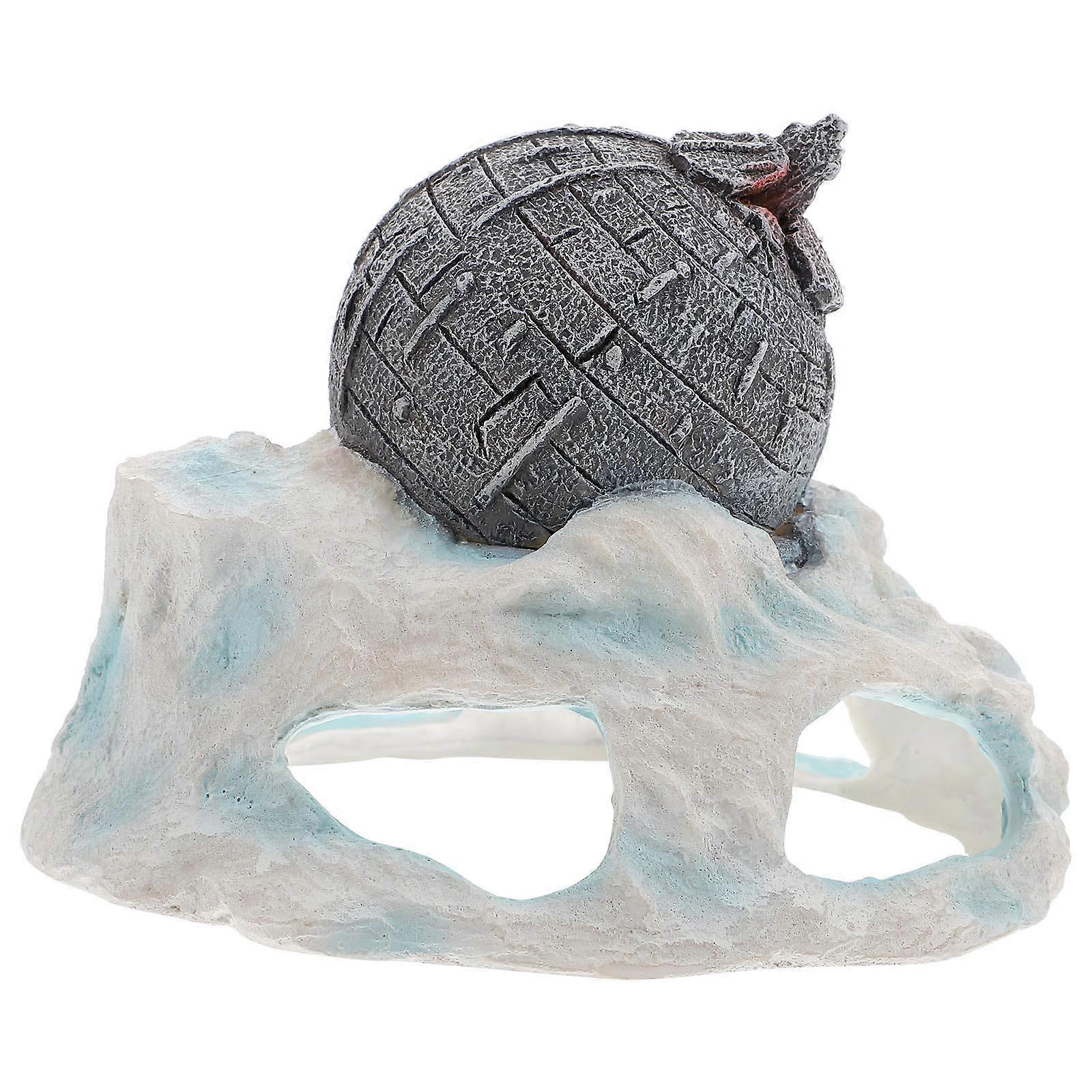 Fish Tank Accessories Resin Craft Small Fish Hideout for Home Aquarium 1Pc