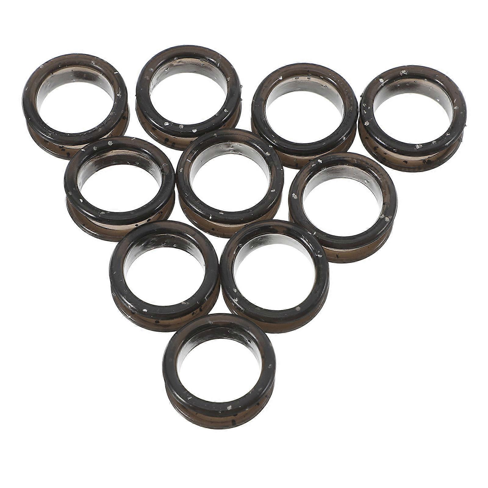 Dog Grooming Scissors Tools Pet Grooming Shear Finger Ring Thumb Inserts Grips Hair Cutting Sessions 12Pcs