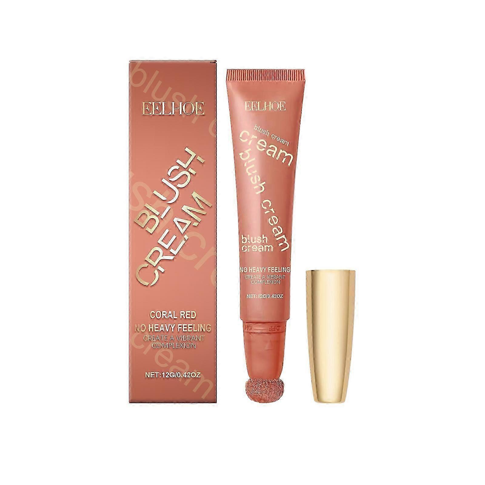 Coral Glow Blush Cream - Lightweight Radiant Finish for a Natural Flush of Colour