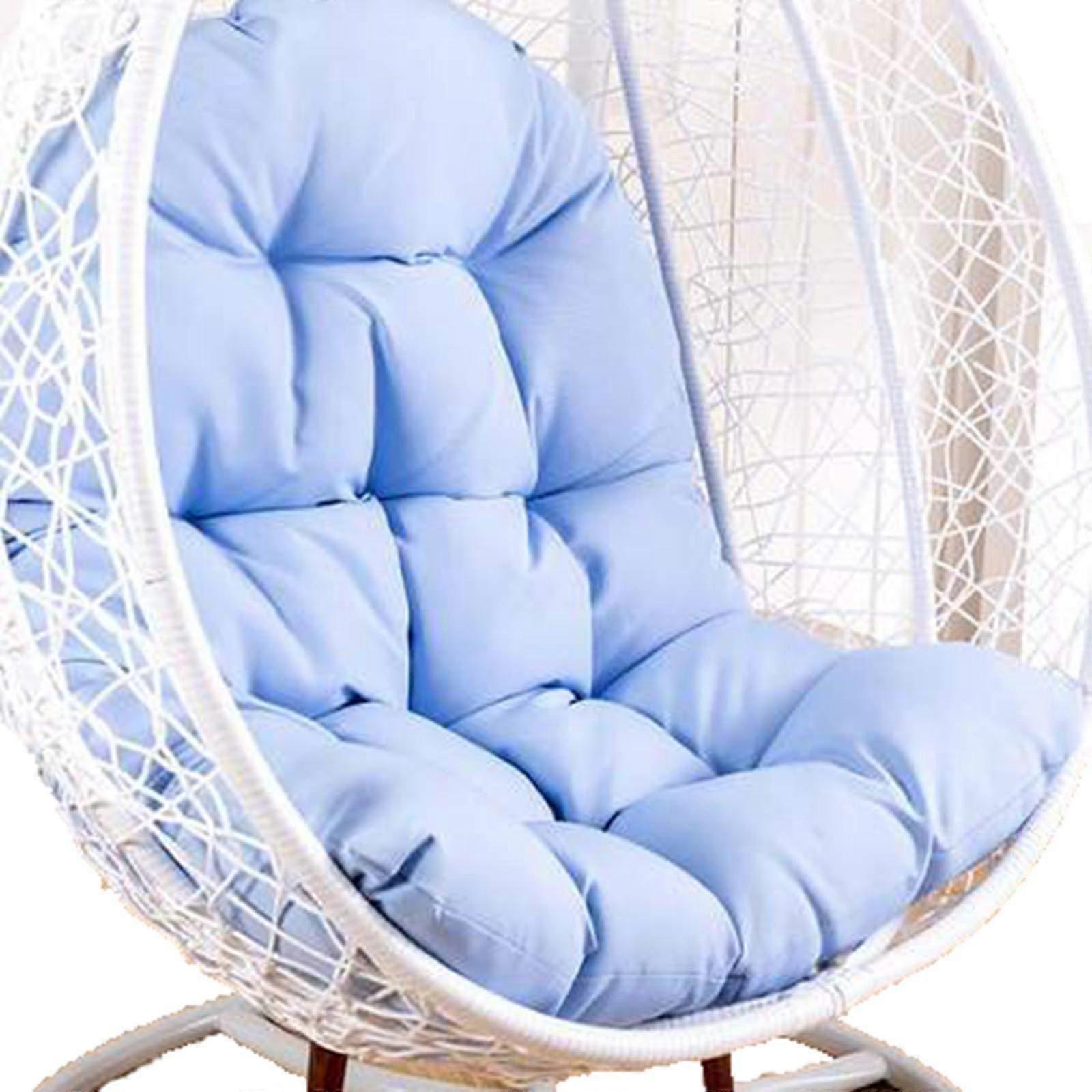 Only chair cushions with egg, waterproof, hanging, hammock, replacement, large, blue